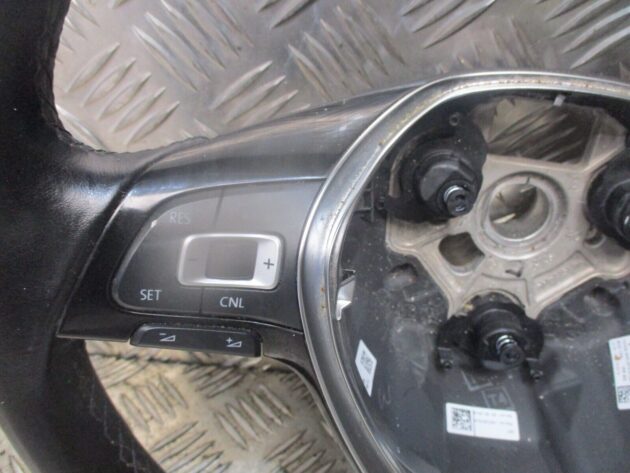 2018 VW SHARAN DRIVERS SIDE FRONT MULTIFUNCTION STEERING WHEEL 6C0419091BP - Image 4