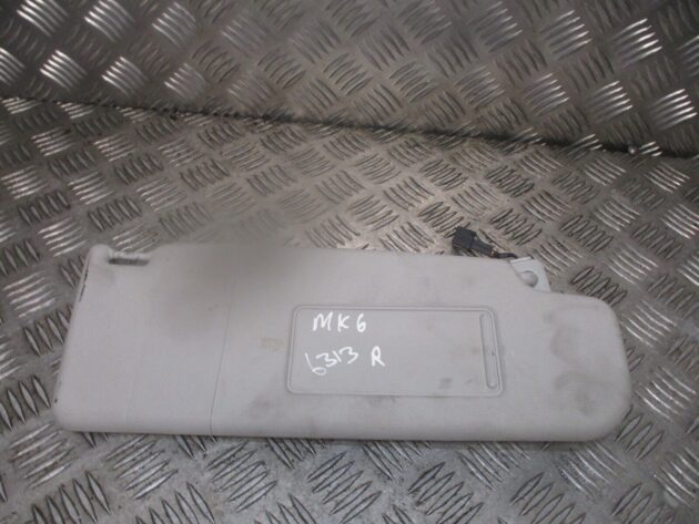 2012 GENUINE VW GOLF MK6 FRONT RIGHT DRIVER SIDE SUN VISOR OSF