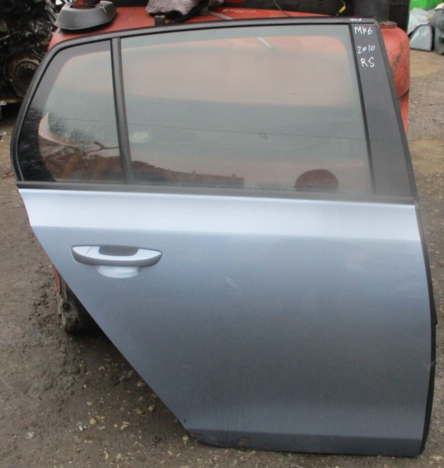 2012 GENUINE VW GOLF MK6 REAR RIGHT DRIVER SIDE BARE SHELL DOOR OSR
