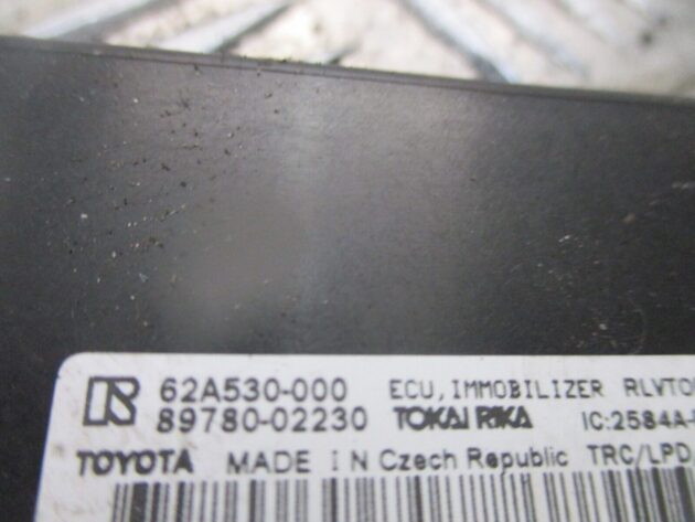 2021 GENUINE TOYOTA YARIS 1.5 PETROL IMMOBILISER CONTROL MODULE UNIT 8978002230 - Image 2