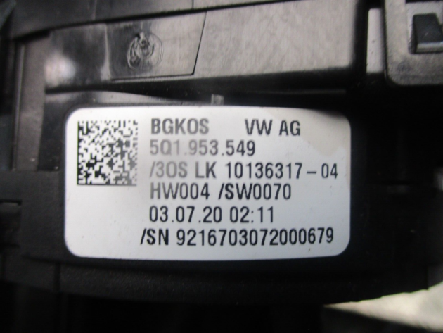 2018 GENUINE AUDI Q2 SLIP RING SQUIB 5Q1953549 - Image 2