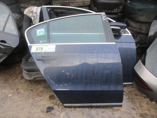 2012 GENUINE VW PASSAT B7 SALOON REAR RIGHT DRIVER SIDE BARE SHELL DOOR OSR - Image 2