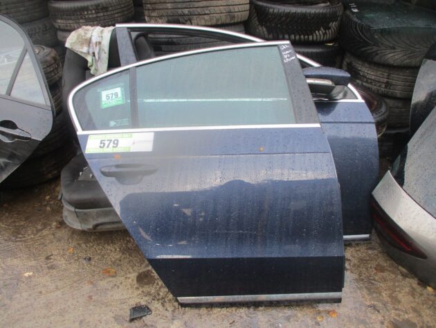 2012 GENUINE VW PASSAT B7 SALOON REAR RIGHT DRIVER SIDE BARE SHELL DOOR OSR - Image 3