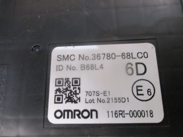 2016 GENUINE SUZUKI SWIFT CONTROL MODULE ECU 36780-68LC0 - Image 2