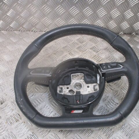 2016 AUDI A3 SLINE MULTIFUNCTION PADDLE SHIFT DRIVERS STEERING WHEEL 8V0419091S