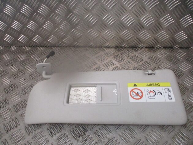 2018 GENUINE SEAT ALHAMBRA 7N FRONT LEFT PASSENGER SIDE SUN VISOR 7N0857551E - Image 3