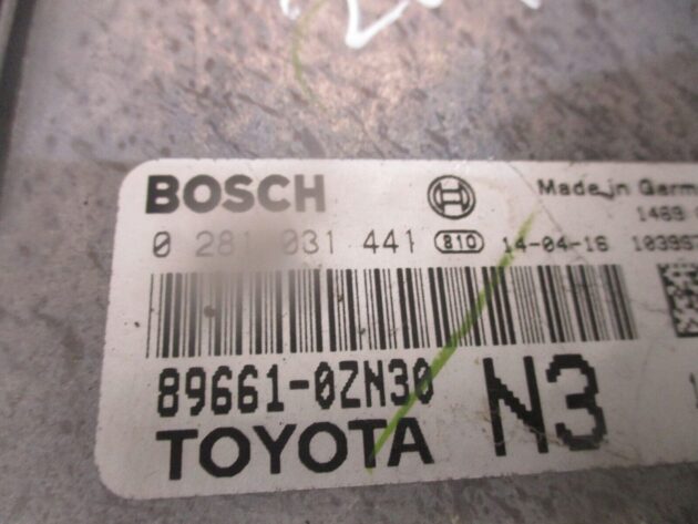 2014 GENUINE TOYOTA AURIS 1.4 TDI ECU ENGINE CONTROL MODULE UNIT 896610ZN30 - Image 2