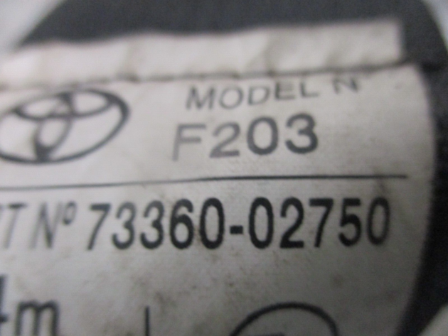 2013 GENUINE TOYOTA AURIS REAR LEFT PASSENGER SIDE SEAT BELT 73360-02750 - Image 2
