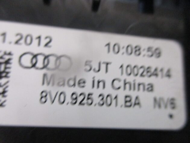 2013 AUDI A3 8V HAZARD TRACTION MULTI CONTROL SWITCH PANEL 8V0925301BA - Image 3