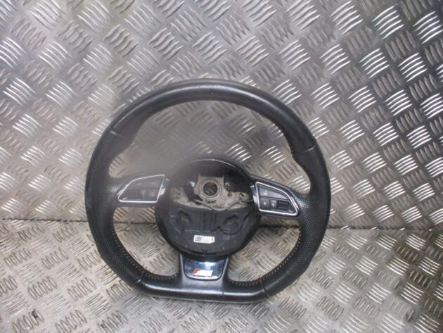 2013 AUDI A3 8V S-LINE FLAT BOTTOM MULTI FUNCTION STEERING WHEEL 8V041909R OEM