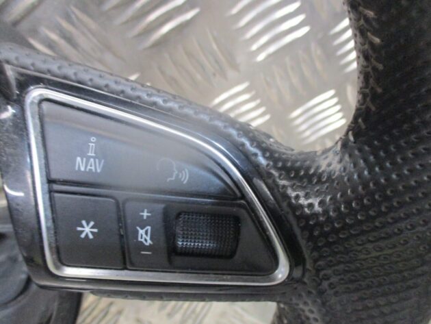 2013 AUDI A3 8V S-LINE FLAT BOTTOM MULTI FUNCTION STEERING WHEEL 8V041909R OEM - Image 3