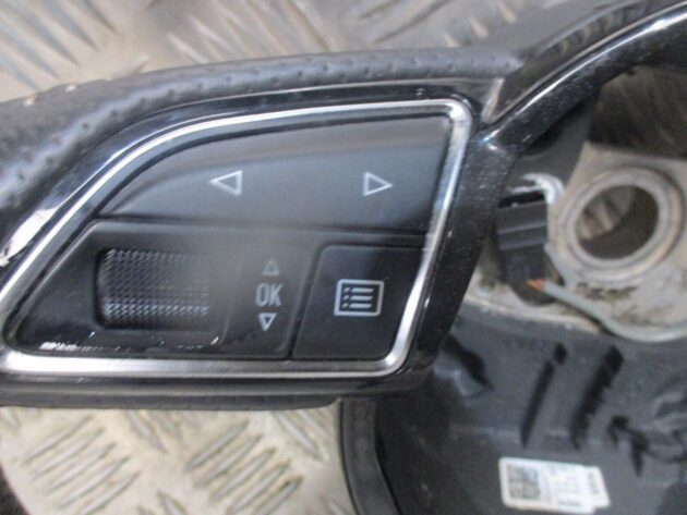 2013 AUDI A3 8V S-LINE FLAT BOTTOM MULTI FUNCTION STEERING WHEEL 8V041909R OEM - Image 4