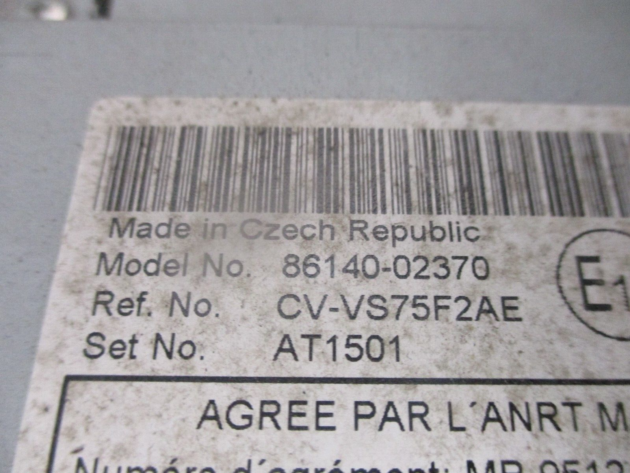 2013 GENUINE TOYOTA AURIS RADIO MULTIMEDIA DISPLAY SCREEN 86140-02370 - Image 3