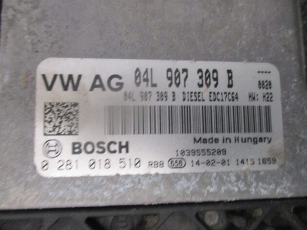 2014 GENUINE VW GOLF MK7 MANUAL CLHA ENGINE ECU CONTROL UNIT 04L907309B - Image 2