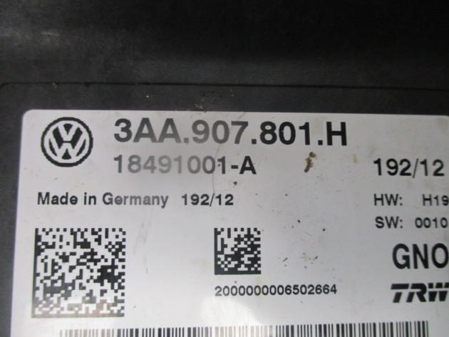 2014 GENUINE VW PASSAT B7 PARKING BRAKE CONTROL MODULE 3AA907801H - Image 2