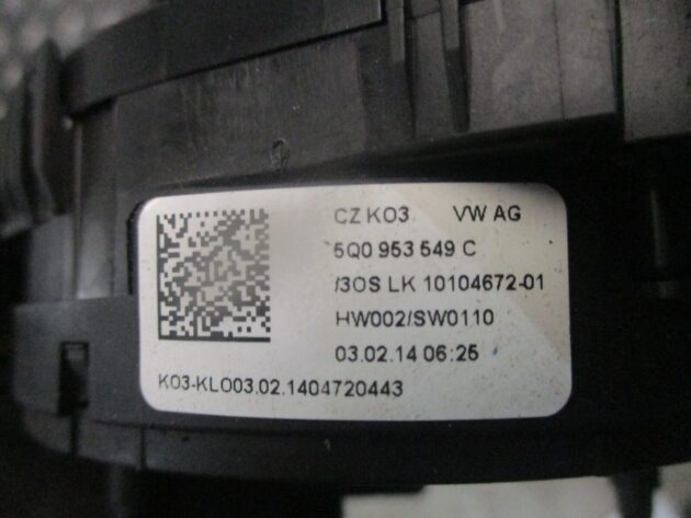 2014 GENUINE VW GOLF MK7 STEERING WHEEL SQUIB SLIP RING 5Q0953549C - Image 3