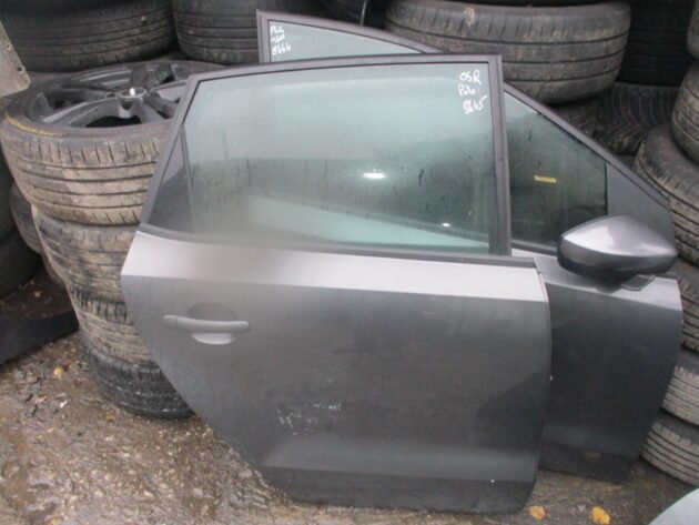 2012 GENUINE VW POLO REAR RIGHT DRIVER SIDE BARE SHELL DOOR OSR - Image 2