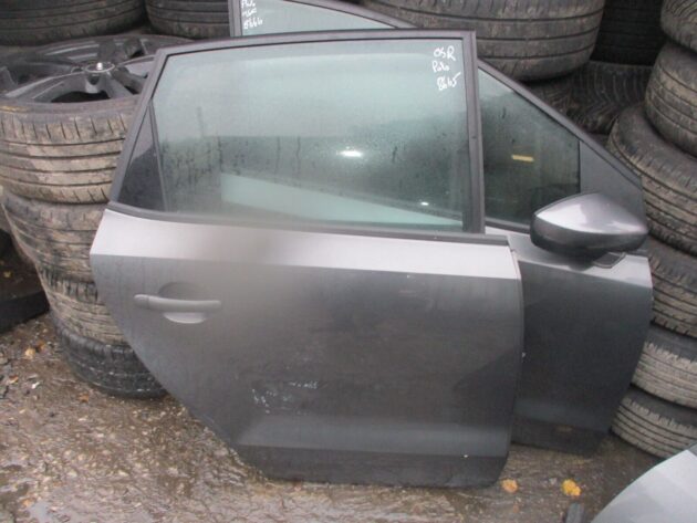 2012 GENUINE VW POLO REAR RIGHT DRIVER SIDE BARE SHELL DOOR OSR - Image 3