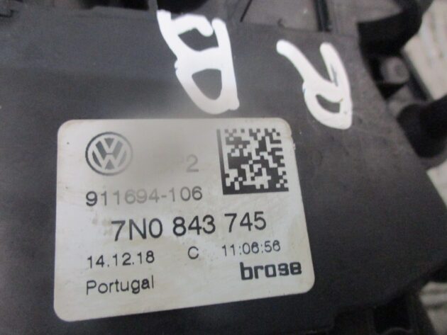 2018 SEAT ALHAMBRA 7N REAR RIGHT DRIVER SIDE DOOR LOCK MECHANISM 7N0843745 OEM - Image 3