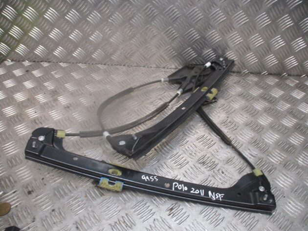 2011 GENUINE VW POLO 6R FRONT LEFT PASSENGER SIDE WINDOW REGULATER NSF - Image 2