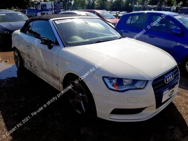 2016 AUDI A3 8V HEADLIGHT BUMPER AIR BG TDI DIESEL BREAKING SPARES PARTS BONNET - Image 2
