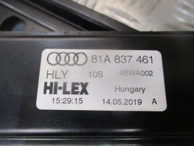 2019 GENUINE AUDI Q2 FRONT LEFT PASSENGER SIDE WINDOW REGULATER 81A837461 - Image 2