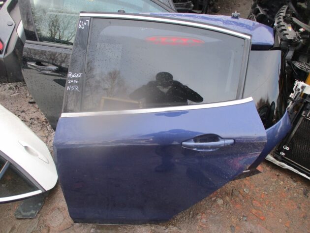 2016 GENUINE PEUGEOT 208 REAR LEFT PASSENGER SIDE BARE SHELL DOOR NSR - Image 2