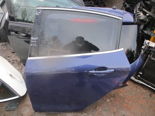 2016 GENUINE PEUGEOT 208 REAR LEFT PASSENGER SIDE BARE SHELL DOOR NSR - Image 3