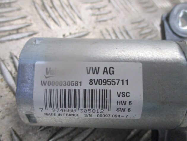 2015 GENUINE AUDI A3 REAR WINDSCREEN WIPER MOTOR 8V0955711 - Image 3