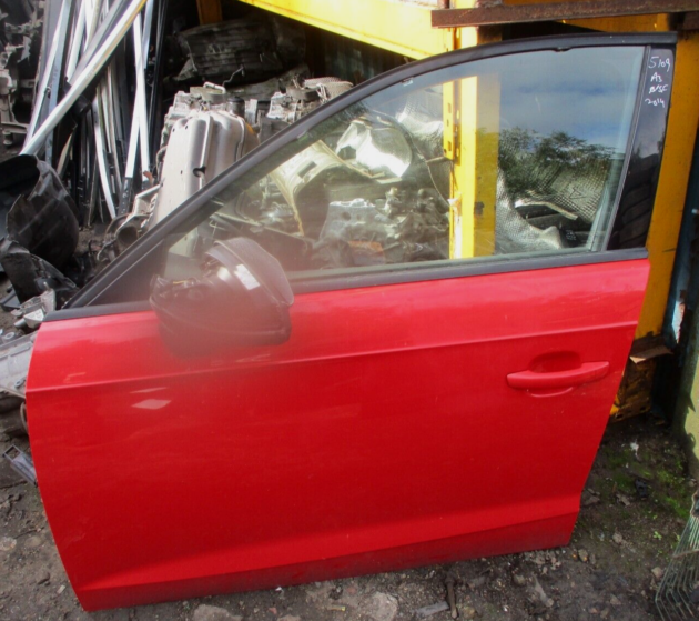 2014 GENUINE AUDI A3 FRONT LEFT PASSENGER SIDE BARE SHELL DOOR NSF