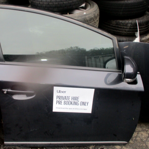 2010 GENUINE TOYOTA PRIUS FRONT RIGHT DRIVER SIDE BARE SHELL DOOR OSF
