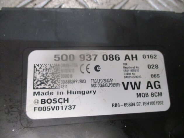 2016 GENUINE VW PASSAT B8 BCM BODY CONTROL MODULE 5Q0937086AH - Image 4