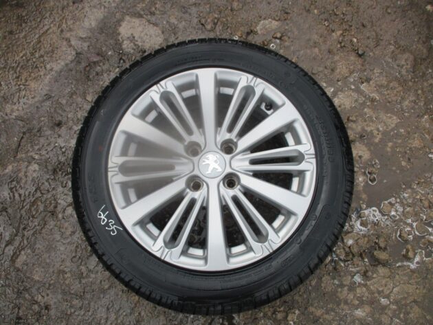 2016 GENUINE PEUGEOT 208 16" ALLOY WHEEL TYRE 195/55/16 9808137577 - Image 4