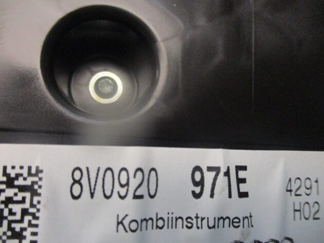 2014 GENUINE AUDI A3 8V SPEEDOMETER INSTRUMRNT CLUSTER CLOCK 8V0920971E - Image 3
