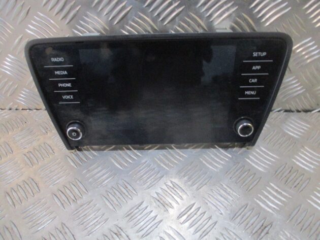 2017 GENUINE SKODA OCTAVIA RADIO MULTIMEDIA DISPLAY HEAD UNIT 5E0919605N - Image 2