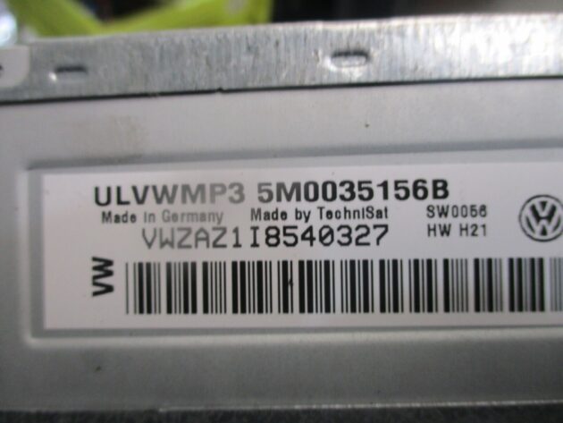 2012 GENUINE VW POLO 6R RADIO CD PLAYER MP3 HEAD UNIT 5M0035156B - Image 3