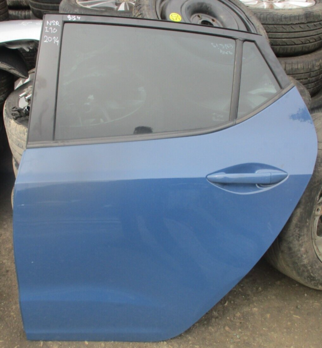 2014 GENUINE HYUNDAI I10 REAR LEFT PASSENGER SIDE BARE SHELL DOOR