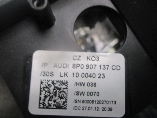 2012 GENUINE AUDI A3 8P INDICATOR WIPER SWITCH STALKS 8P0907137CD 8P0953519E - Image 2