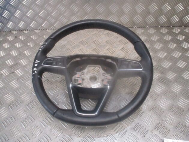 2014 GENUINE SEAT LEON DRIVERS MULTIFUNCTION STEERING WHEEL 5F0419091L - Image 3