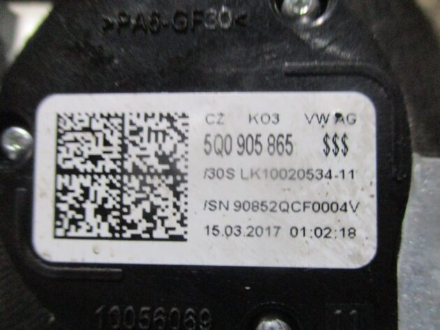2017 GENUINE SKODA OCTAVIA IGNITION BARREL & KEY 5Q0905865 1K0905851 - Image 2