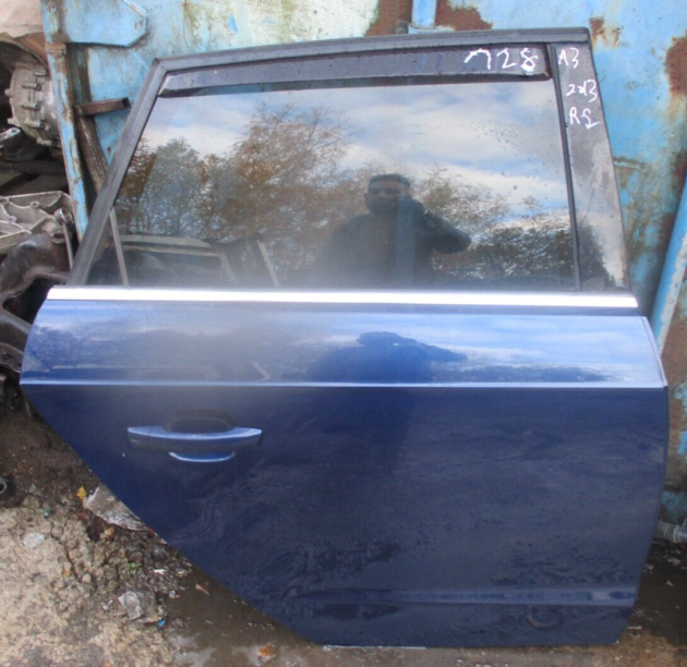 2013 GENUINE AUDI A3 8V HATCHBACK REAR RIGHT DRIVER SIDE BARE SHELL DOOR OSR