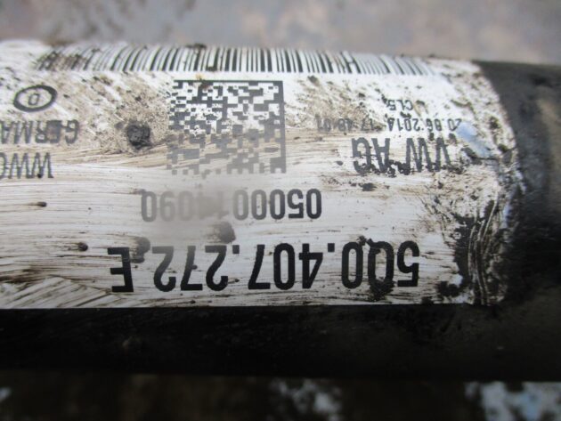 2014 VW AUDI A3 2.0 TDI FRONT RIGHT DRIVER SIDE MANUAL DRIVESHAFT 5Q0407272E - Image 3