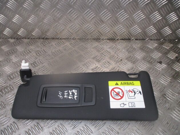 2016 GENUINE BMW 3SERIES FRONT LEFT PASSENGER SIDE SUN VISOR NSF - Image 2