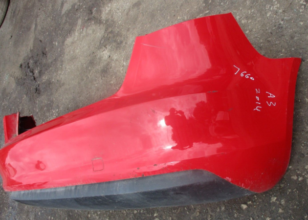 2014 GENUINE AUDI A3 HATCHBACK REAR BUMPER COMPLETE - Image 3