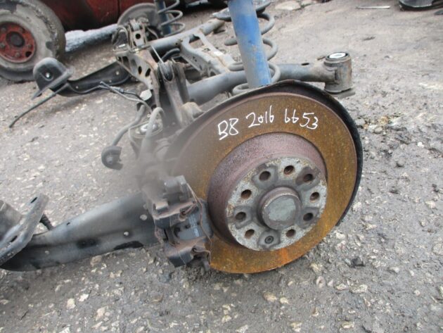2016 GENUINE VW PASSAT B8 SALOON REAR COMPLETE AXLE NO CALIPERS INCLUDED - Image 5