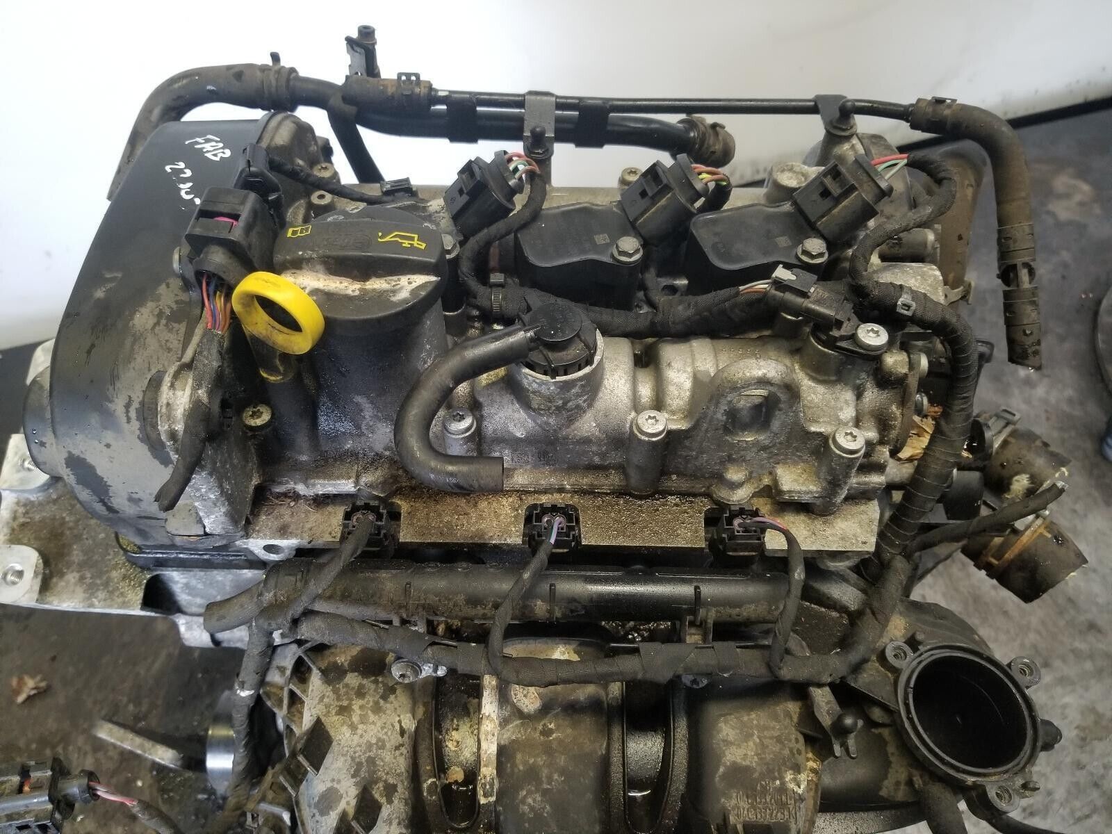 2015 GENUINE SKODA FABIA POLO 1.0L PETROL CHY BARE ENGINE 32155K 28 DAYS WARRATY - Image 2