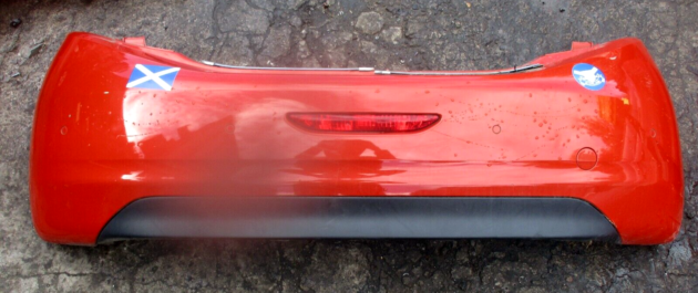 2016 GENUINE PEUGEOT 208 REAR COMPLETE BUMPER WITH SENSOR