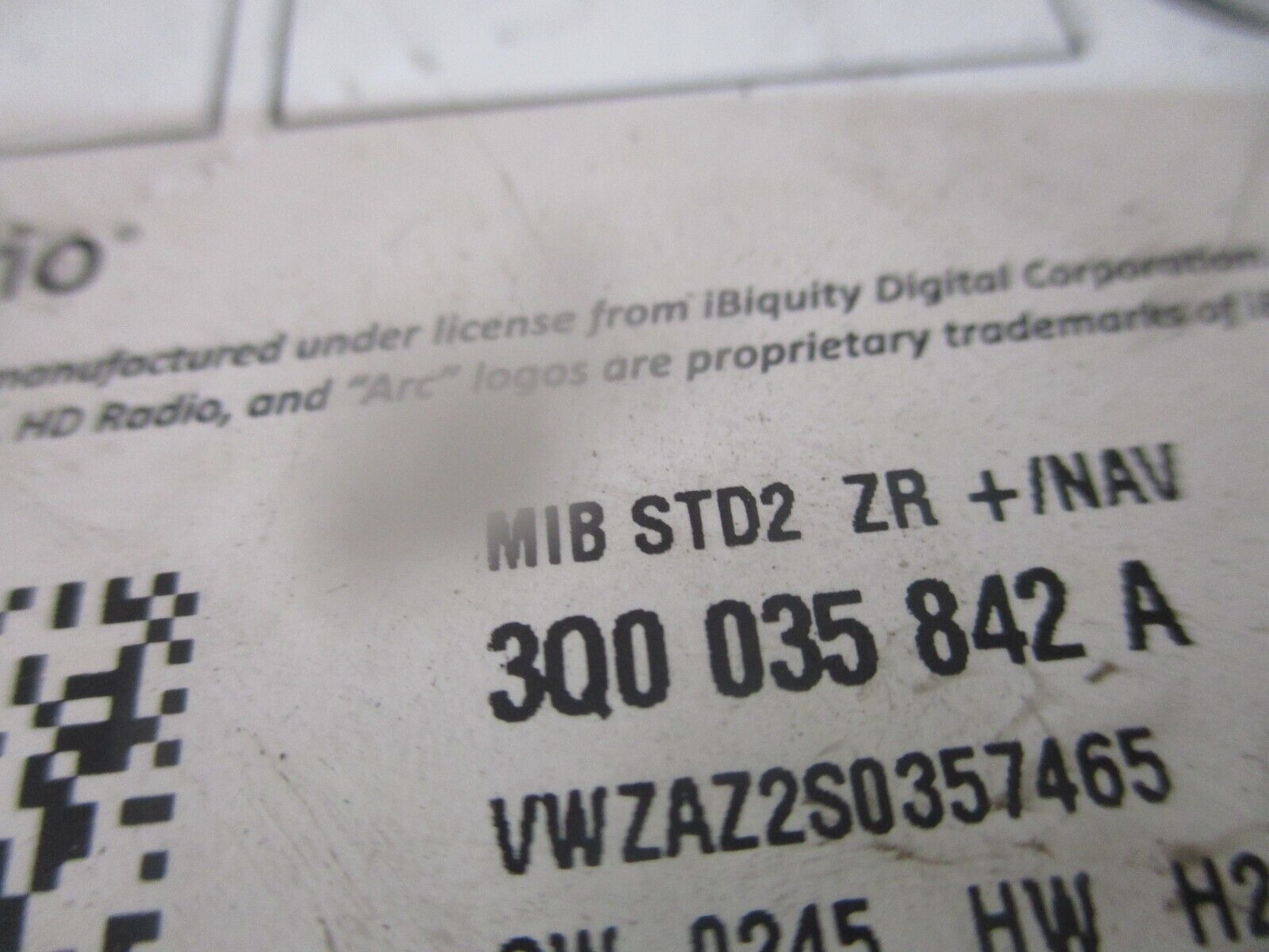 2015 GENUINE VW GOLF MK7 RADIO STEREO SAT NAV HEAD UNIT 3Q0035842A - Image 3