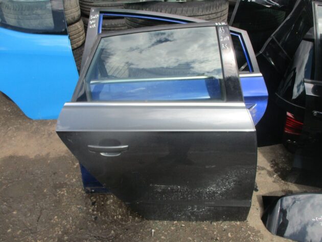 2014 GENUINE AUDI A3 HATCHBACK REAR RIGHT DRIVER SIDE BARE SHELL DOOR OSR - Image 2