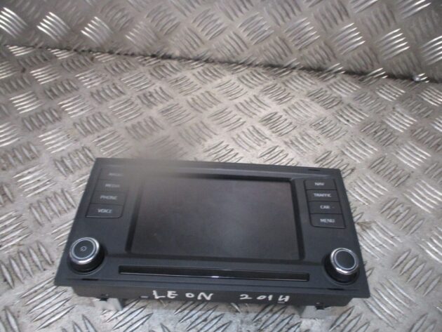 2014 SEAT LEON 5F RADIO CD PLAYER MULTIMEDIA DISPLAY HEAD UNIT 5F0919603A OEM
